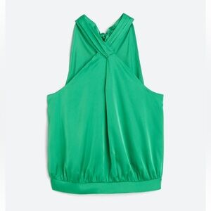 Violets & Roses Sutton Tie Back Halter Tank S